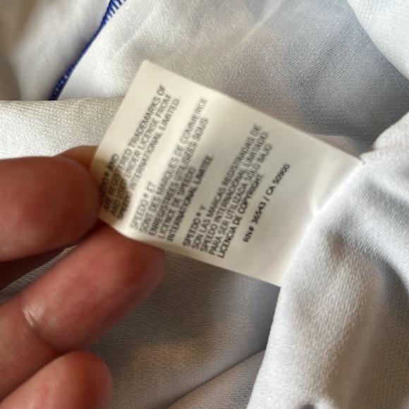 SPEEDO Size 16 T Back Racer Swimsuit
Blue 1-Piece Fully Lined Modest $68 NEW - Picture 12 of 12